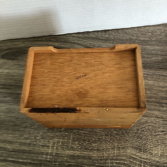 Vtg Wooden Recipe Box with Rooster Design - Picture 5 of 12